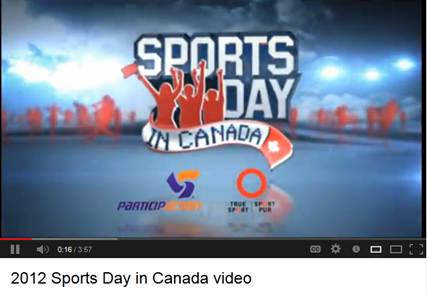 Journée du sport au Canada-le 30 novembre 2013